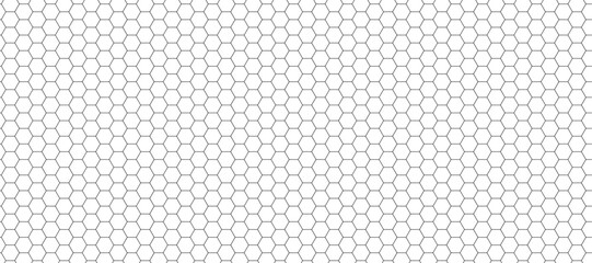Seamless hexagon pattern on a clean white background, modern and minimalistic design. Geometric layout with evenly spaced hexagons, subtle shadows for depth, high-resolution vector style. 