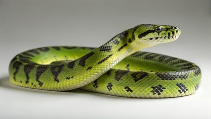 Boelen’s python on studio background
