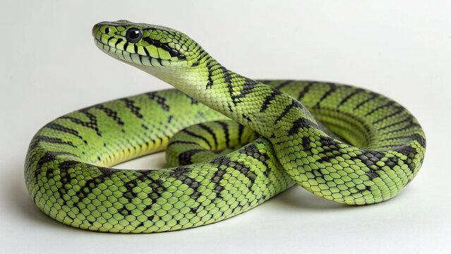 Boelen&rsquo;s python on studio background
