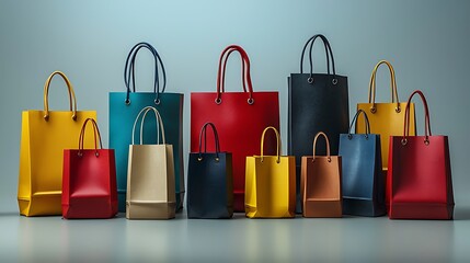 Colorful shopping bags