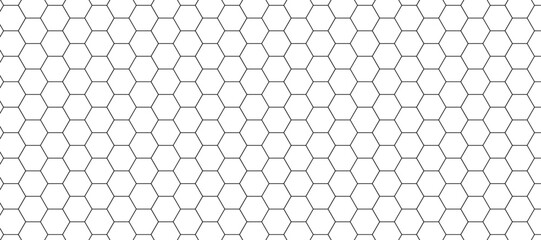 Seamless hexagon pattern on a clean white background, modern and minimalistic design. Geometric layout with evenly spaced hexagons, subtle shadows for depth, high-resolution vector style. 