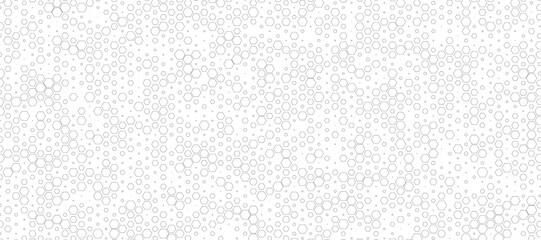 Seamless hexagon pattern on a clean white background, modern and minimalistic design. Geometric layout with evenly spaced hexagons, subtle shadows for depth, high-resolution vector style. 