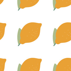 lemon vector pattern