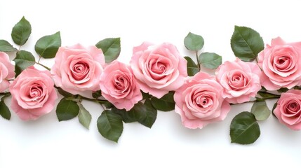 Obraz premium A close-up of pink rose petals.