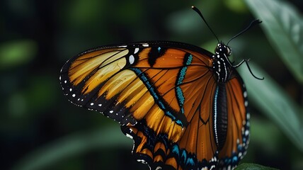 monarch butterfly feeding