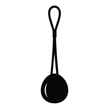 Isolated image of a bola or bolas weapon on a white background