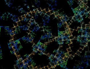 Imaginatory fractal abstract background Image