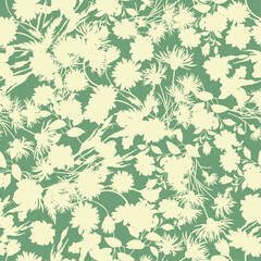 Neutral Colour Abstract Floral seamless pattern design for fashion textiles, graphics, backgrounds and crafts