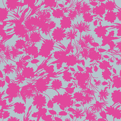 Neutral Colour Abstract Floral seamless pattern design for fashion textiles, graphics, backgrounds and crafts