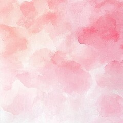 Fototapeta premium Pink Watercolor Texture Painting with Abstract Smudges and Paper Background