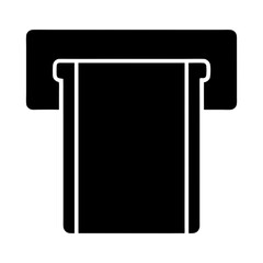 ATM machine icon, vector style flat trendy design concept illustration