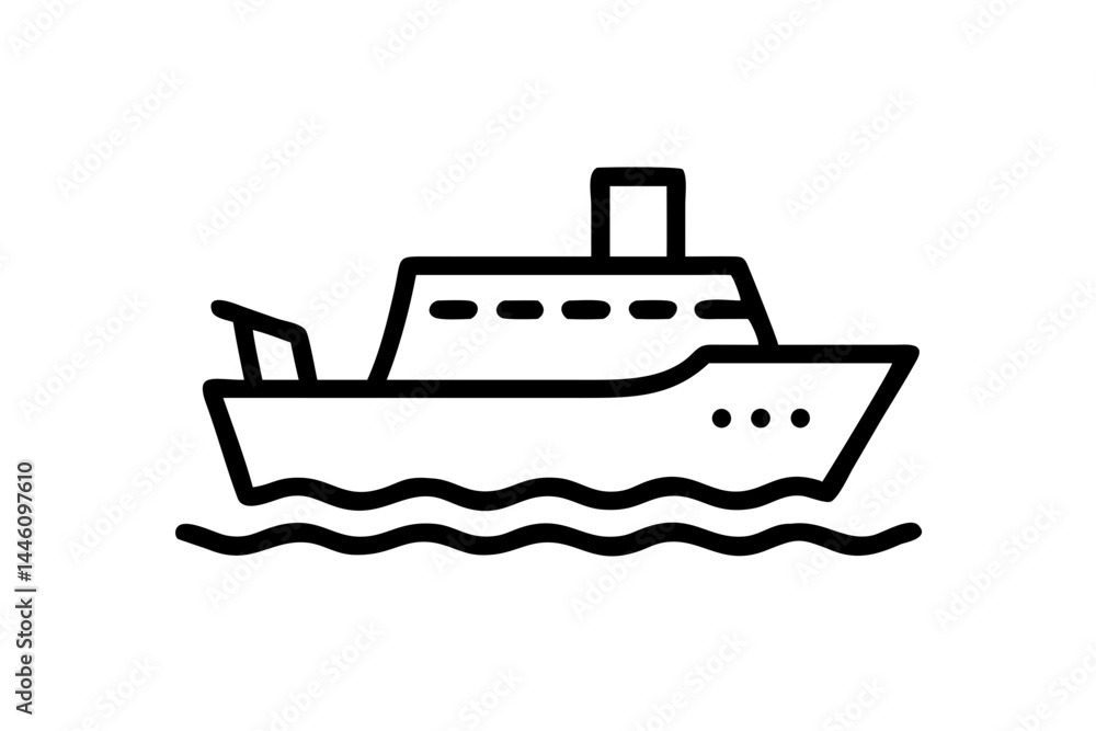 Poster ferrysvg transparent background for web and graphic design