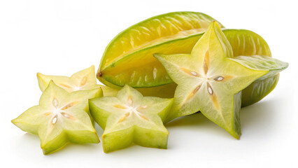 star frits on white background
