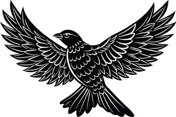 Obraz premium Freedom Bird Silhouette