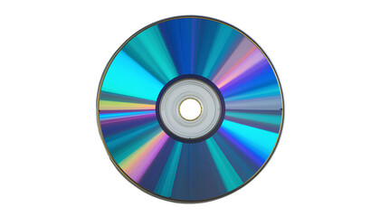 Cd or dvd isolated on transparent background 