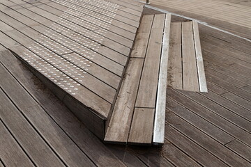 Stairs as an architectural detail in the construction of buildings and structures in Israel.