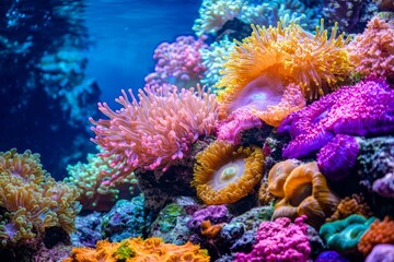 Fototapeta premium Vibrant coral reef ecosystem (7)