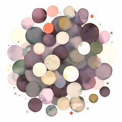 abstract watercolor cluster or dots background pattern