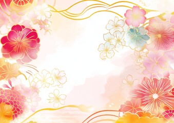 Obraz premium Delicate floral design