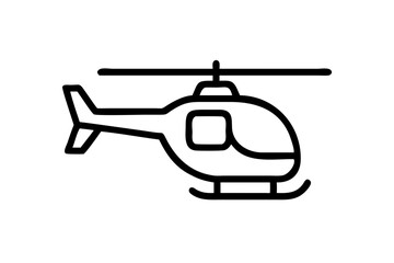 helicopter svg transparent background for web and graphic design