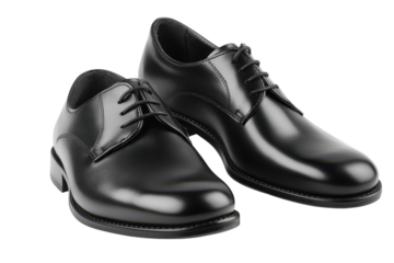 Elegant black leather men s oxfords polished shine classic style formal footwear stylish shoes