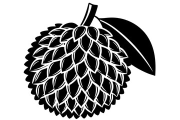 Fruit Line Art Vector – Minimalist Clipart, Logo Icon, and Illustration on White Background