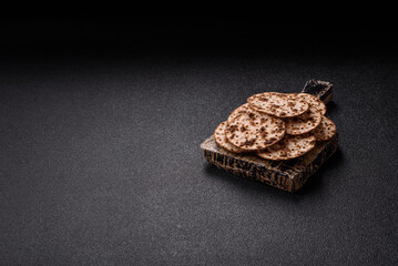 Matzah wheat bread for the Jewish holiday of passover. Kosher matzo bread