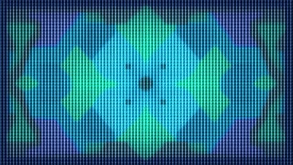 Digital hexagon abstract background