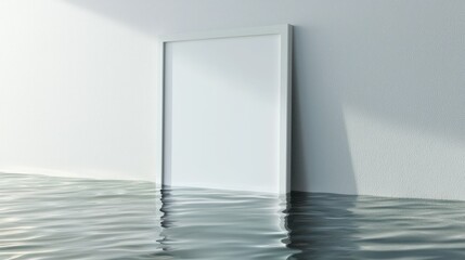 Submerged Frame: A Surreal Study of Rising Waters
