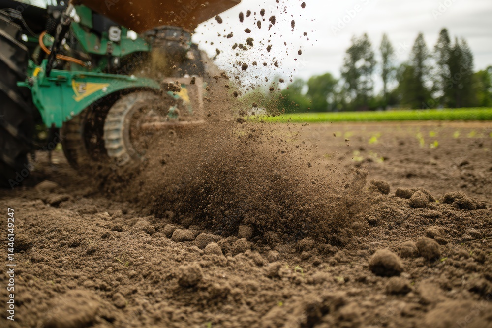 Aufkleber soil amendment application in crop rotation fields for enhanced agricultural productivity