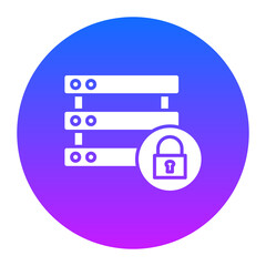 Database Lock Icon