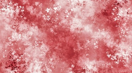 Abstract, crimson, textured,  background with mottled, white highlights.