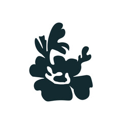 floral elements, modern nature, pattern