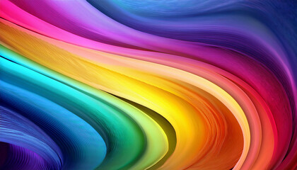 Naklejka premium image abstraction background gradient waves in bright colors