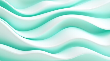 Fototapeta premium Abstract Aquamarine Wave Pattern Design