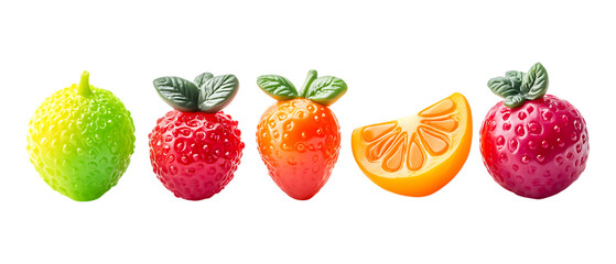 Pack of Fruit Snacks Against Transparent Background for Healthy Eating Campaigns, Packaging Design, or Nutrition Projects