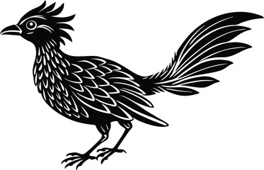 Obraz premium Tropical Bird Silhouette