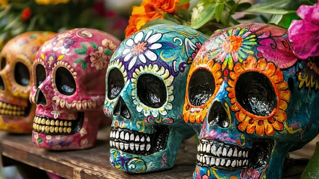 Calaveras Sugar Skulls for Dia de los Muertos