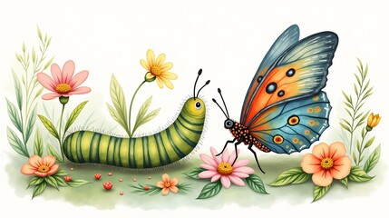 Colorful Flight: The Magic of Metamorphosis