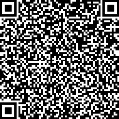 Fototapeta premium A small black square QR code for mobile devices with the position detection pattern, optimized for scanning with a white background.