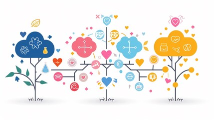 Clean infographic comparing joyful chemicals dopamine