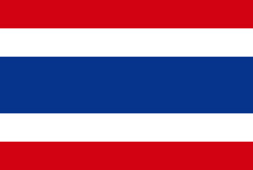 Fototapeta premium Flag of Thailand. Thailand National Flag. Vector Illustration.