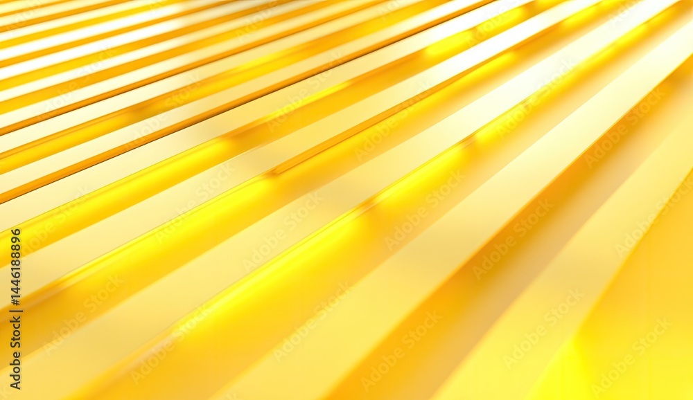 Aufkleber abstract gold striped pattern, angled lines, creating a dynamic, three-dimensional effect. bright, r