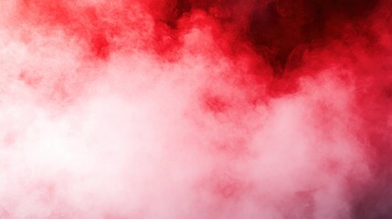 Obraz premium Dynamic swirling of crimson and white colored smoke.