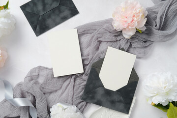 Elegant Wedding Stationery with Minimalist Design Elements
