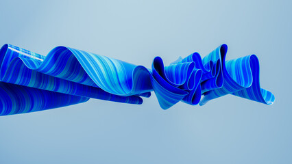 Background of flowing geometric shapes in calm abstract design