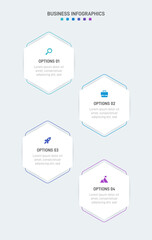 Vertical progress bar featuring 4 arrow-shaped elements, symbolizing the four stages of business strategy and progression. Clean timeline infographic design template. Vector for mobile presentation.