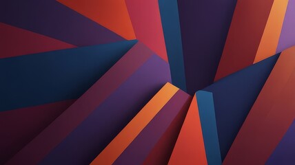 abstract background with colorful triangles