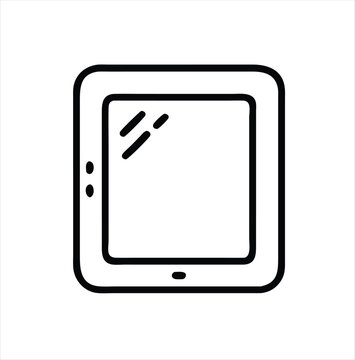 tablet pc vector illustration