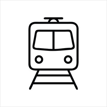 train vector icon illustration